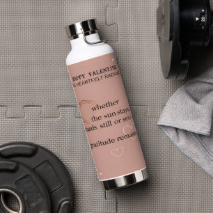 Bouteille D'eau Gratitude Remains™ Amour & Intention Isolation s