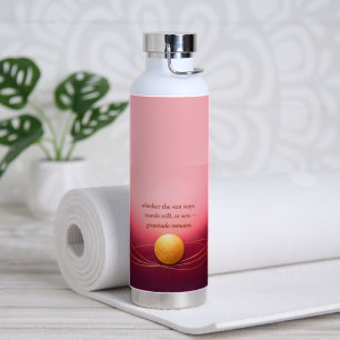 Bouteille D'eau Gratitude Remains™ Amour qui Voyage Belle Journé