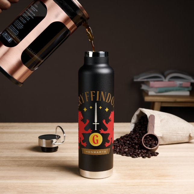 Bouteille D'eau GRAYFFINDOR™ Maison double Lion épée graphique (Gym)
