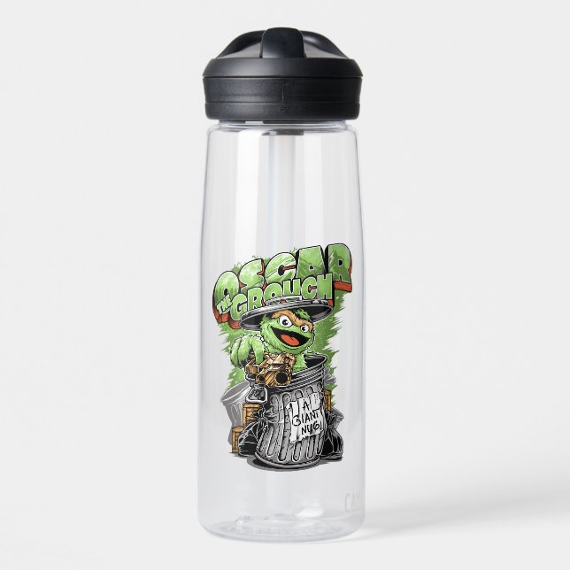Bouteille D'eau Green Garbage Monster  (Avant)