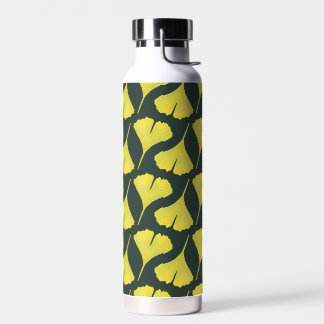 Bouteille D'eau Green Gingko Leaf Nature Lover Motif botanique