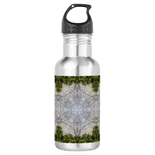 Bouteille D'eau Green Moss & Earth Nature Art (Devant)