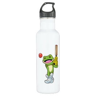 Bouteille D'eau Grenouille au cricket avec chauve-souris de cricke