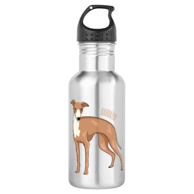 Bouteille D'eau Greyhound dog (Devant)