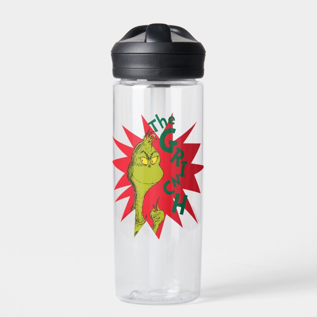 Bouteille D'eau Grinch Classique | Starburst Rouge (Extérieur)