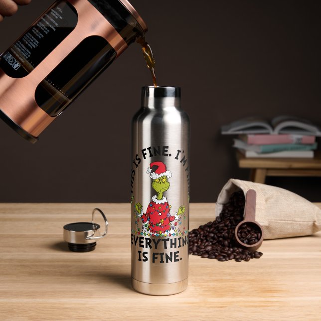 Bouteille D'eau Grinch | Tout va bien (Gym)