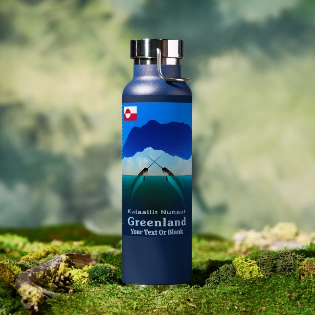 Bouteille D'eau Groenland - Narval (Extérieur (pivotée))