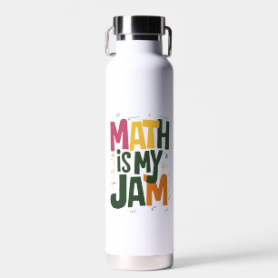 Bouteille D'eau Groovy Math est mon truc Premier jour de rentrée s