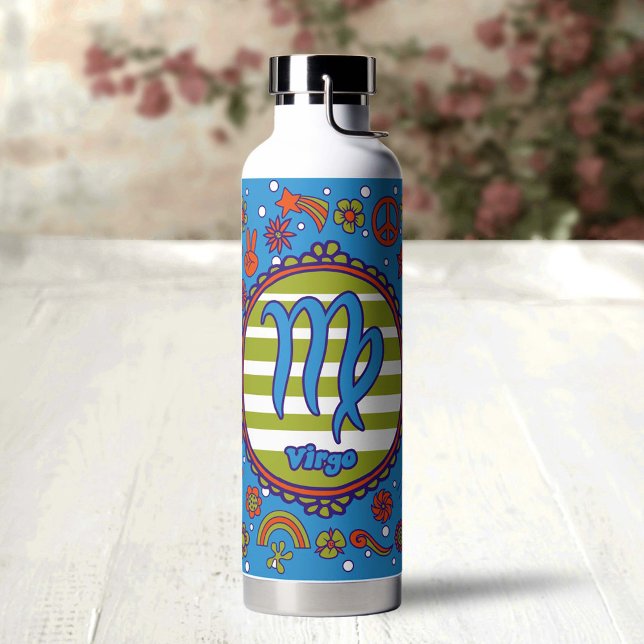 Bouteille D'eau Groovy Virgo Personnalisé (Créateur téléchargé)
