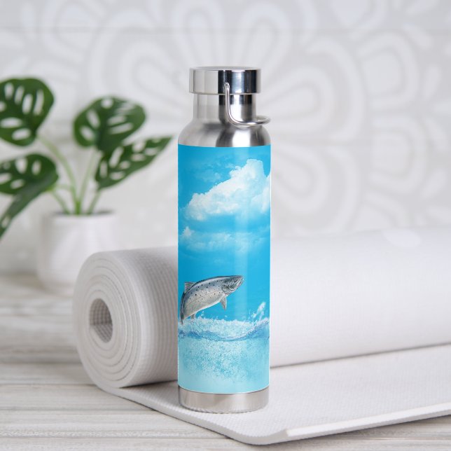 Bouteille D'eau Gros poissons hors de l'eau (Yoga)