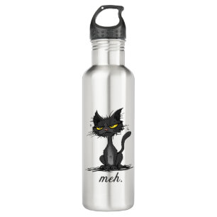Bouteille D'eau GRUMPY CAT - Drôle Meh Cat - Crazy Cat Lady Cadeau