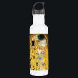 Bouteille D'eau Gustav Klimt The Kiss Vintage<br><div class="desc">Gustav Klimt Le Kiss Vintage Art Nouveau Peinture Le Kiss (En allemand : Der Kuss) a été peint par le peintre symboliste autrichien Gustav Klimt entre 1907 et 1908, le point culminant de sa période d'or, lorsqu'il peignit un certain nombre d'oeuvres dans un style doré similaire. Le tableau est largement...</div>