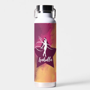 Bouteille D'eau Gymnastique Nom du monogramme