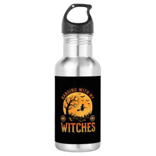 Bouteille D'eau Halloween avec mes sorcières