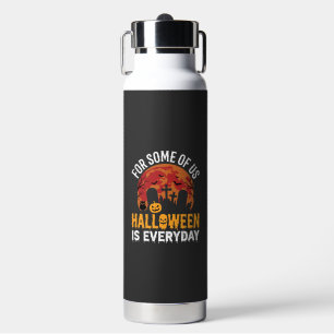 Bouteille D'eau Halloween est tous les jours Lune de cimetière eff