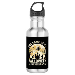 Bouteille D'eau Halloween est tous les jours Sorcière de Lune Hant