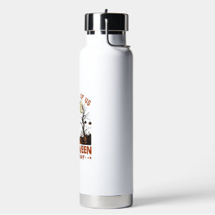 Bouteille D'eau Halloween est tous les jours Sorcière Silhouette P