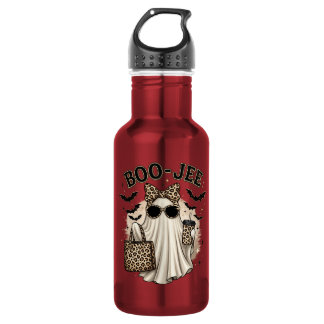 Bouteille d'eau Halloween Fantôme Léopard Boo-Jee