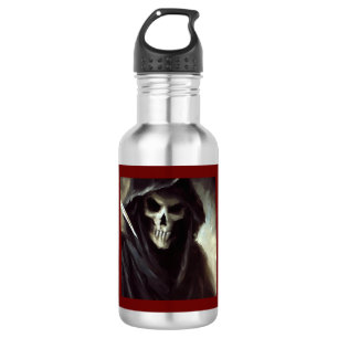 Bouteille D'eau Halloween - Grande Faucheuse 4