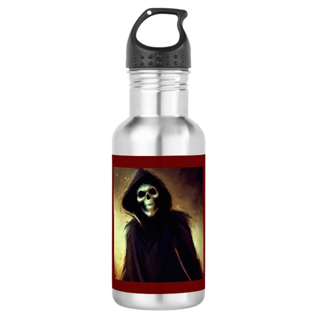 Bouteille D'eau Halloween - Grim Reaper 2 (Devant)