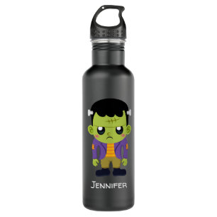 Bouteille D'eau Halloween monstre Frankenstein Green
