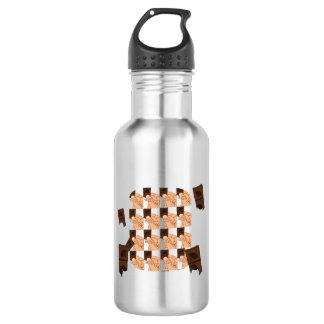 Bouteille D'eau Hand holding a piece of Valentine's chocolate