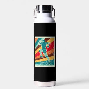 Bouteille D'eau Handball Player Retro
