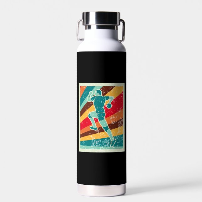Bouteille D'eau Handball Player Retro (Avant)
