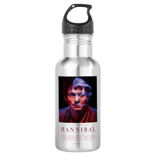 Bouteille D'eau Hannibal - Saison 1 (Devant)