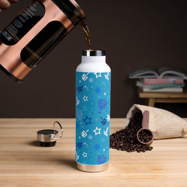 Bouteille D'eau Hanoukka Stars Water Bottle (Gym)
