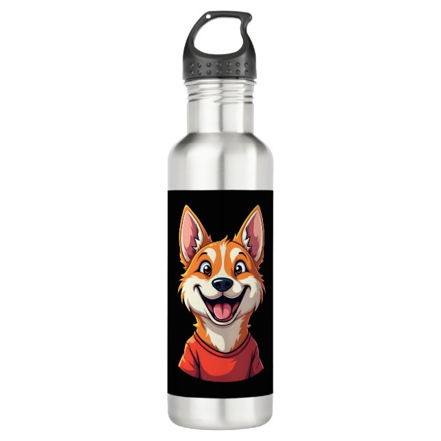 Bouteille D'eau Happy Australian Cattle Dog Tank Top (Devant)