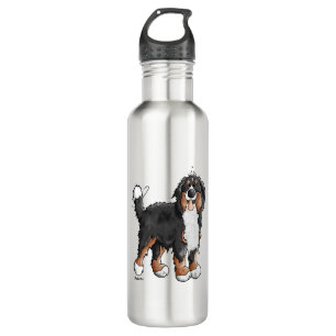 Bouteille D'eau Happy Bernese Mountain Dog - Comic - Chiens - Cart