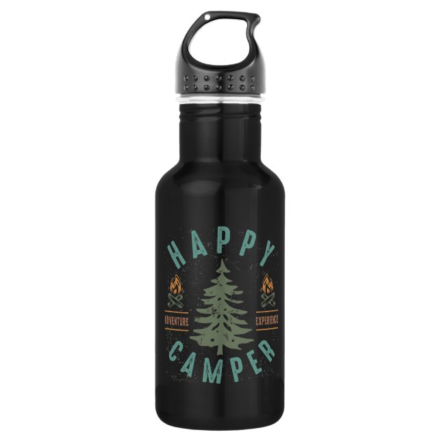 Bouteille D'eau Happy Camper (Devant)