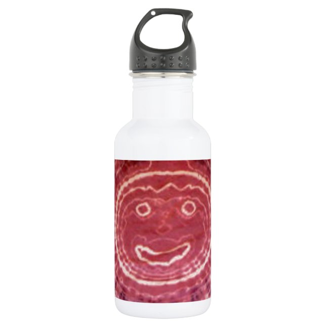 Bouteille D'eau Happy Face Tie Dye PhatDyes (Devant)