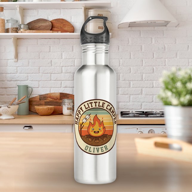 Bouteille D'eau Happy Little Camper (Créateur téléchargé)