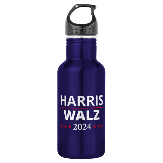 Bouteille D'eau Harris Walz Election 2024 III (Devant)