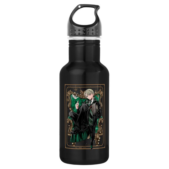 Bouteille D'eau HARRY POTTER™ | Anime Draco Malfoy Assis (Devant)