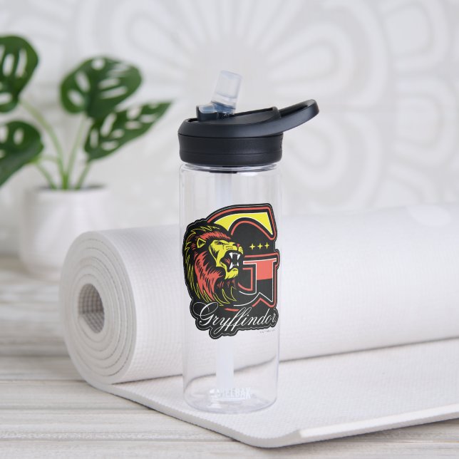 Bouteille D'eau HARRY POTTER™ | Badge sportif GRYFFINDOR™ (Yoga)