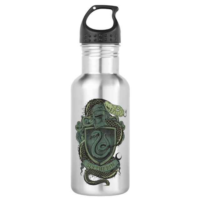 Bouteille D'eau Harry Potter  | Blason de Serpentard (Devant)
