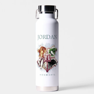 Bouteille D'eau Harry Potter | Crest HOGWARTS™ | Ajouter Votre Nom