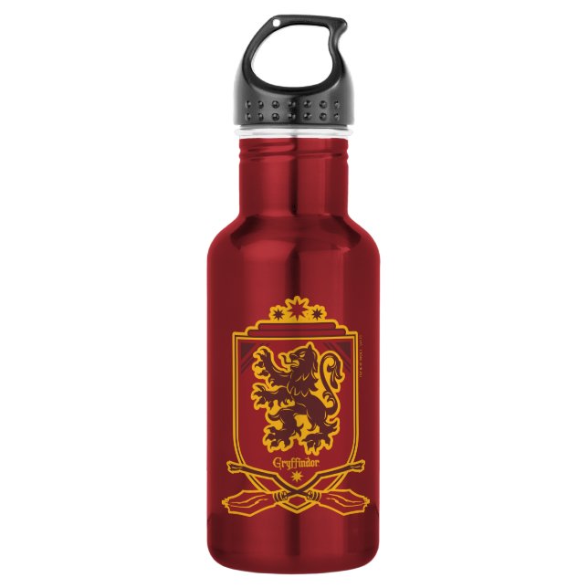 Bouteille D'eau Harry Potter | Gryffindor QUIDDITCH™ Crest (Devant)