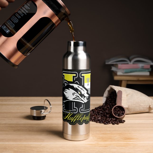 Bouteille D'eau HARRY POTTER™ | HUFFLEPUFF™ Badge sportif (Gym)
