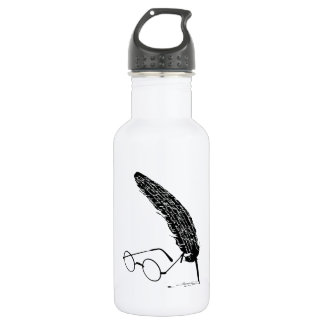 Bouteille D'eau Harry Potter | Lunettes et plume