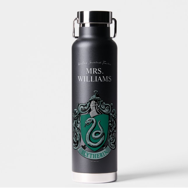 Bouteille D'eau Harry Potter | Slytherin enseignant personnalisé (Avant)