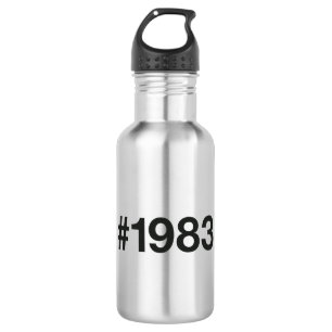 Bouteille D'eau Hashtag 1983 42 Anniversaire