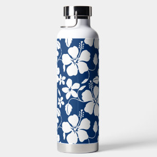 BOUTEILLE D'EAU HAWAIIAN HULA (HIBISCUS) NAVY WATER BOTTLE