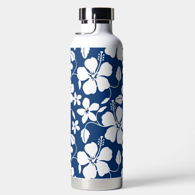 BOUTEILLE D'EAU HAWAIIAN HULA (HIBISCUS) NAVY WATER BOTTLE (Droite)