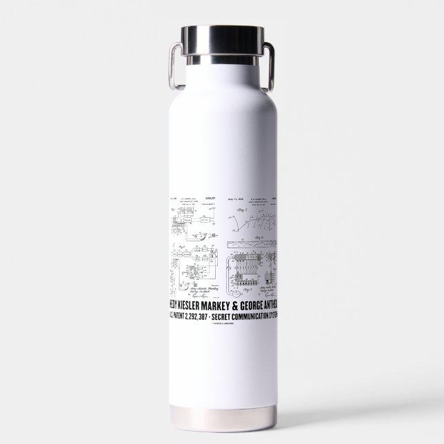 Bouteille D'eau Hedy Kiesler Markey G Antheil (Avant)