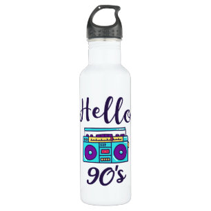 Bouteille D'eau Hello 90s radio cassette recorder