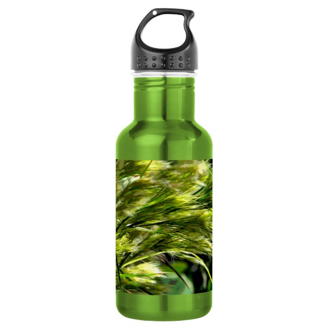 Bouteille D'eau Herbe de plage dans la brise (Devant)
